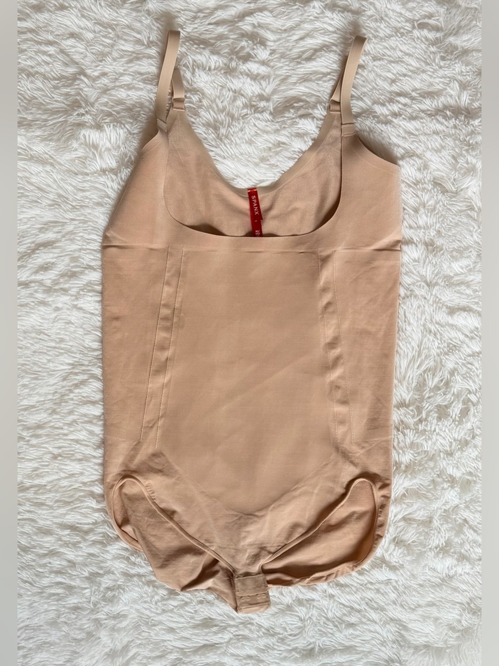 SPANXsculpt OnCore Open-Bust Brief Bodysuit - Soft Nude - Size XL (Style 10129R)